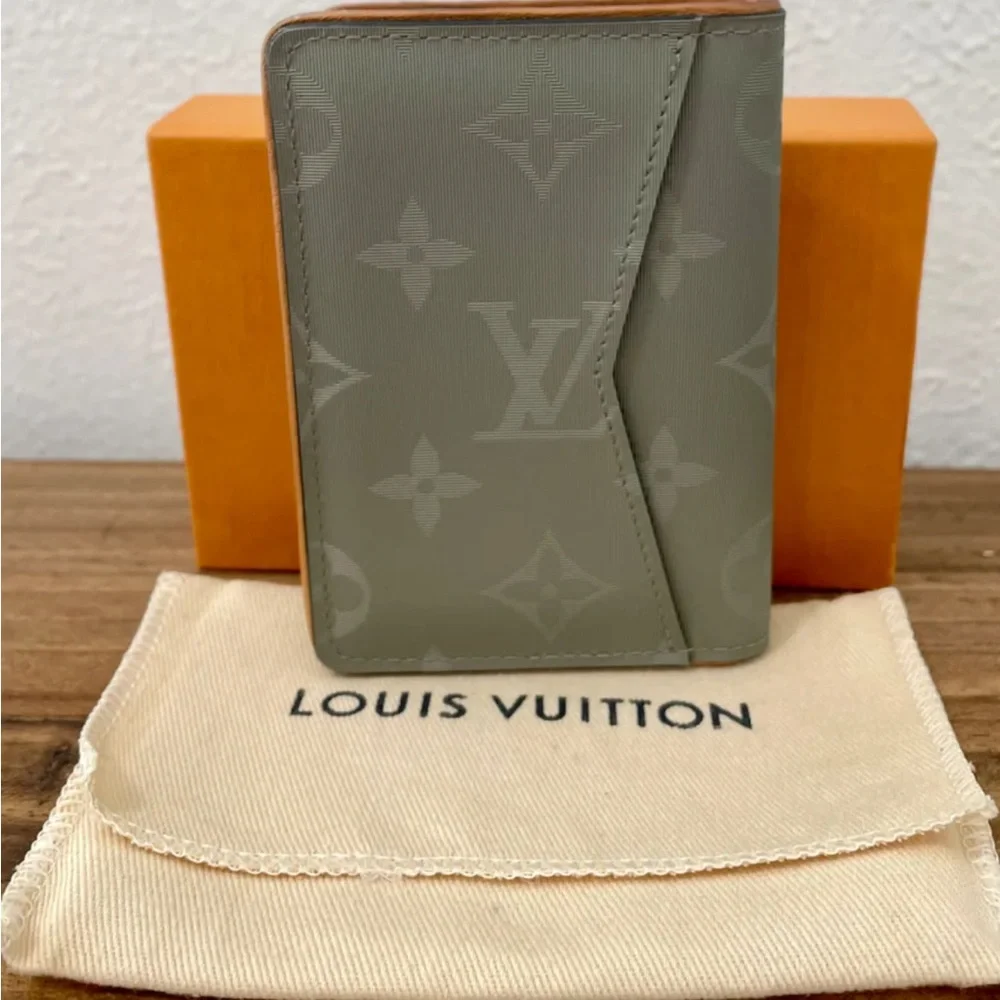 Louis Vuitton Titanium Monogram Pocket Organizer